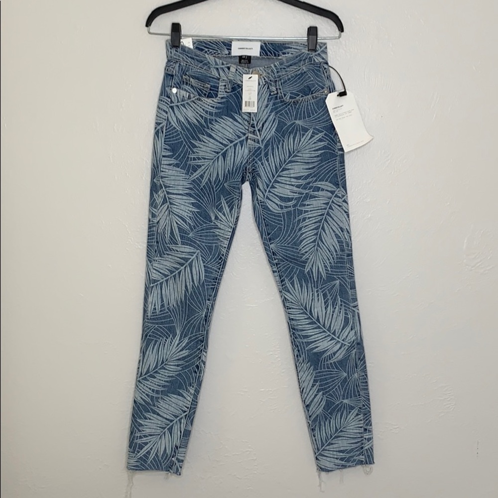 NWT Current Elliott stiletto skinny jeans palm new 23